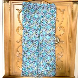 🦋 Chances R light weight lounge pants bright geometric design pockets S guc